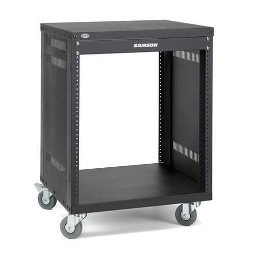 Samson srk12 12 space universal rack stand, 12 u cabinet #sasrk12 for sale