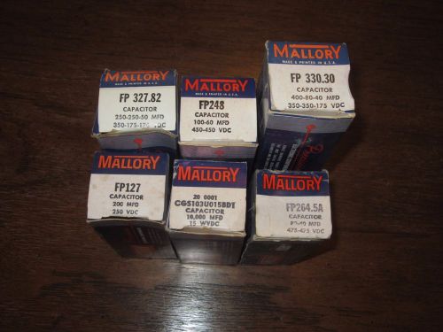 Lot of 6 Mallary Precision Components