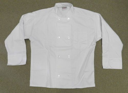 Uncommon Threads JS400 Restaurant Uniform Executive Chef Coat Jacket White L New