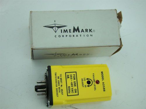 TIME MARK CORP RELAY FAILURE  3-PH PWR MON. MODEL A258B