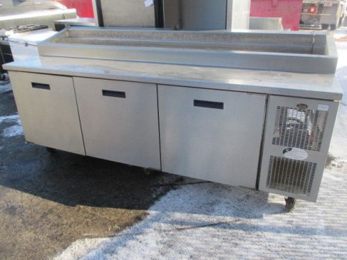 8395N Randell 3 Door Pizza Prep Table - 95&#034;  - Refrigerated