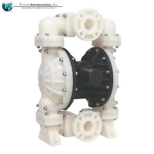 Teflon 2&#034; chemical resistant pp air diaphragm pump for sale