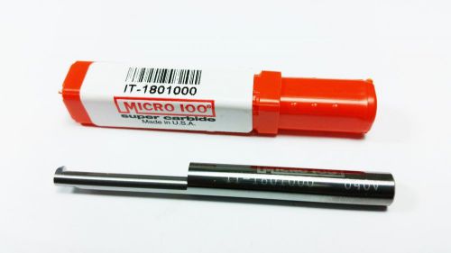 Micro 100 .180&#034; x  1.00&#034; Depth Carbide Threading Grooving Boring Bar Tool (Q 580