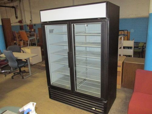 true double glass door freezer