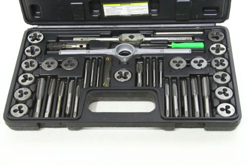 PITTSBURGH 39384 CARBON STEEL METRIC 40 PIECE TAP AND DIE SET