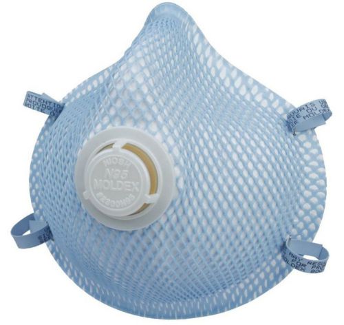 5 Masks - Moldex 2300 N95 Respirator with Exhalation Valve