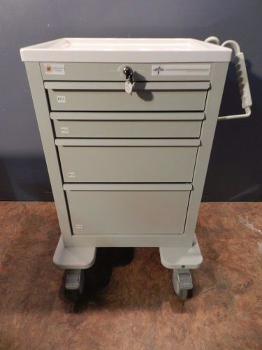 Medline Locking Medical Cart with Keys