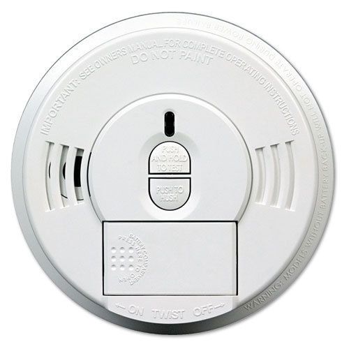 Front-Load Smoke Alarm w/Mounting Bracket, Hush Feature