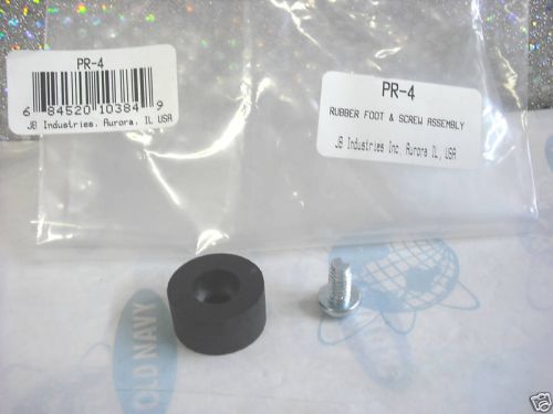 JB Vacuum Pump Rubber Foot &amp; Screw Part# PR-4