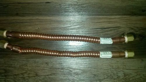 Lot of 2 ff18rp watts corrugated copper water heater female coupling connectors for sale