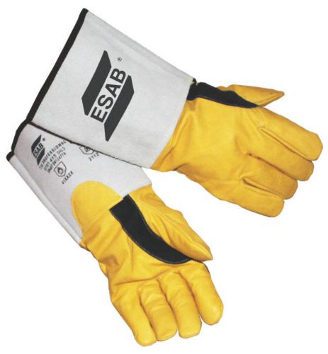 Esab tig professional welding gloves gauntlet.protective welding gloves tig soft for sale