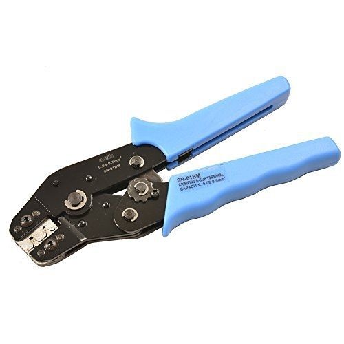 Iwiss SN-01BM Mini European Style Crimping Plier for AWG 28-20 D-SUB Terminals