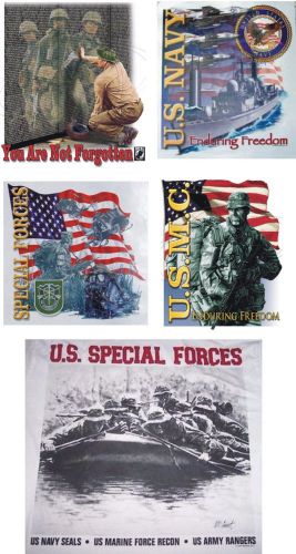 Special Forces Navy USMC Heat Transfer Assortment - 1Dz