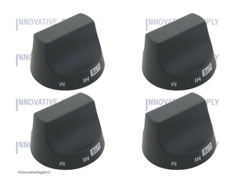 Brand New: 4-Pack DCS BBQ Control Knob 211008, 14117 for DCS 24-BQN