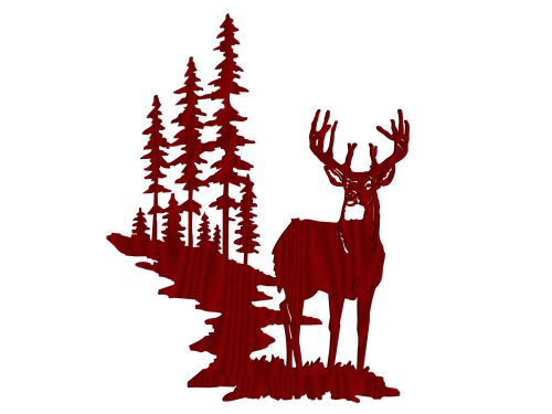 Deer DXF File For CNC Plasma or Laser Cut