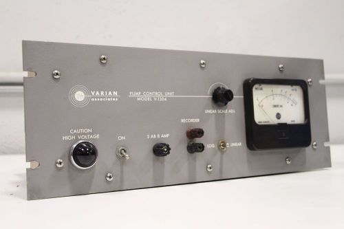 Varian Associates Pump Control Unit V-1304 High Voltage Bench Top