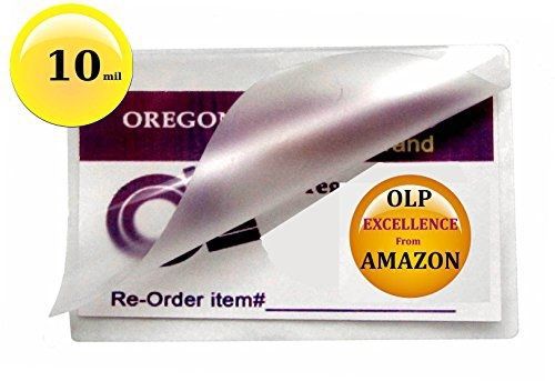 Oregon lamination premium qty 500 10 mil credit card laminating pouches 2-1/8 x for sale