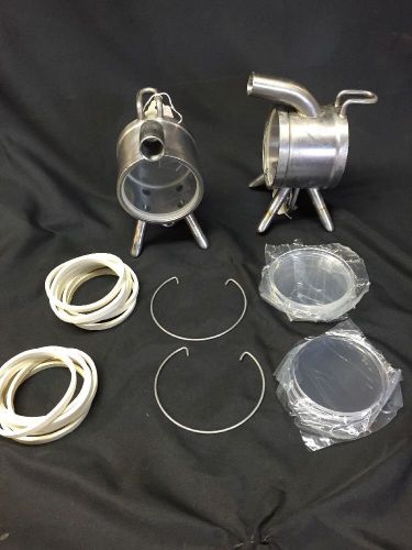 2-heavy duty stainless steel 300c dairy cow milker claw parlor rebuild kits milk for sale