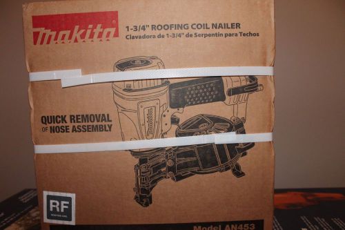 Makita 3/4&#039;&#039;~1-3/4&#039;&#039; Coil Roofing Nailer AN453 NEW