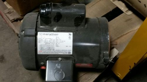 Marathon F203 Ag Duty Motor TEFC 3/4HP 1800RPM 1PH 56NZ Frame Capacitor Started