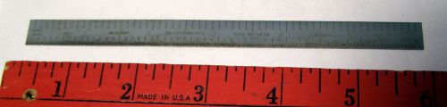 ** Vintage -- STARRETT -- C305R - TEMPERED STEEL - 6 inch - MACHINISTS RULER **