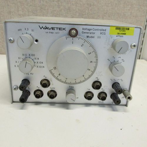 WAVETEK MODEL 111 VOLTAGE CONTROLLED GENERATOR