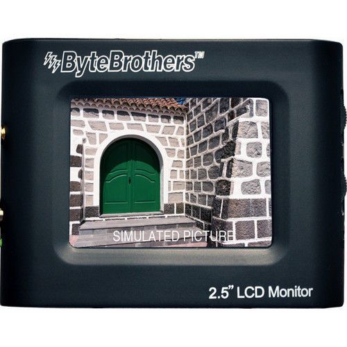 Byte Brothers VTX025 2.5 LCD Mini Color CCTV Monitor