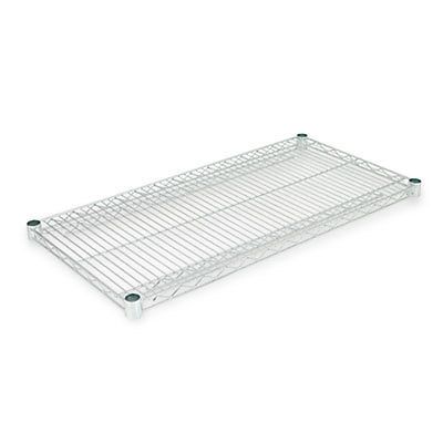 Industrial Wire Shelving Extra Wire Shelves, 36w x 18d, Silver, 2 Shelves/Carton