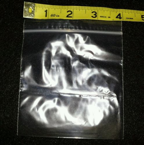 4 x 4 CLEAR PLASTIC  ZIPLOCK BAGS 100 count!!