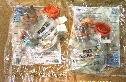 2 Ross Top-Fill Enteral Nutrition Bag No. 52042 w/Patrol Pump Set