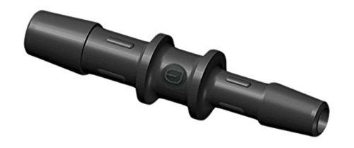 Eldon James C5-4BN Automotive Black Nylon Reduction Coupler 5/16&#034; Hose Barb t...