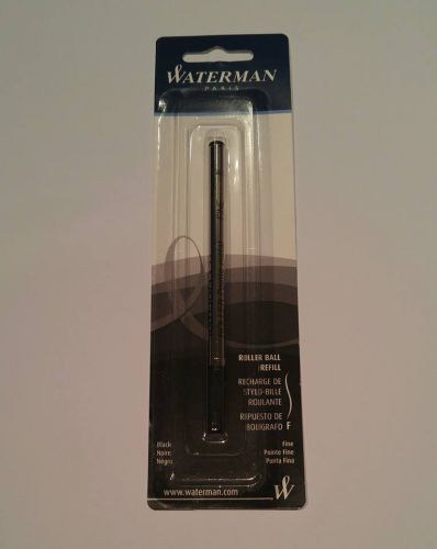 Waterman Rollerball Refill Black Fine, 540951 or 505