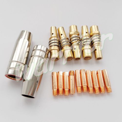 17pcs MB 15AK MIG MAG Welding Torch Consumables Kit M6*25*1.0