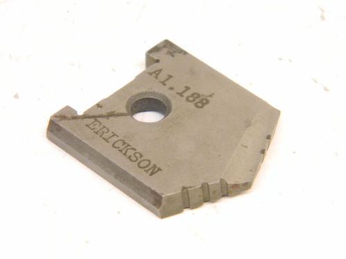 USED ERICKSON SERIES &#034;A&#034; HSS 1 3/16 SPADE BLADE DRILL INSERT    1.188&#034;