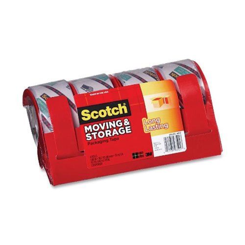 Scotch long lasting storage packaging tape 3651-4c 1.88 inches x 38.2 yards 4... for sale