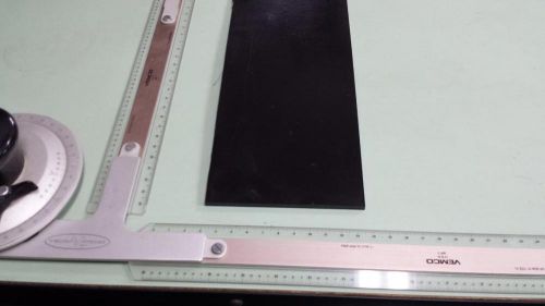 1/4&#034; x 5-1/4&#034; X 20&#034;  URETHANE / POLYURETHANE 90 A BLACK SHEET P/N 11361