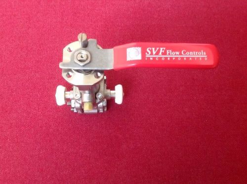 SVF Flow Controls N86666SVTR Stainless Steel Ball Valve *New* 1/2&#034; Sanitary