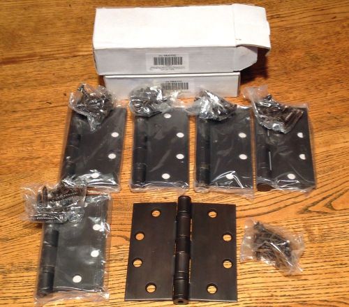 2 BOXES Battalion 1WAY1 DOOR HINGES 4.5&#034;x4.5&#034; Full Mortise, Ball Bearing, PK 3