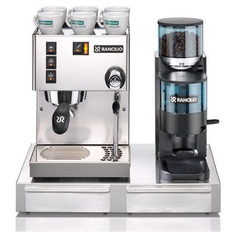 Rancilio Silvia E 2016 Espresso Machine + Rocky SD Grinder Combo set + Base 220V