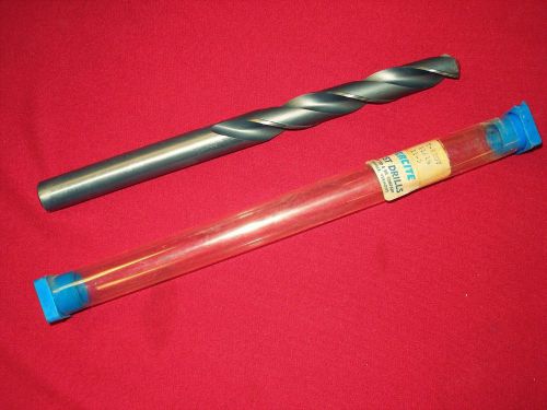 Vermont Vercite D820-V 11/16&#034; HSS Taper Length Drill Bit  9.5&#034; OAL USA Made 11-5