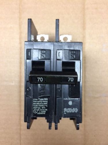 Siemens ITE BQ Bolt On 70A 2P Circuit Breaker