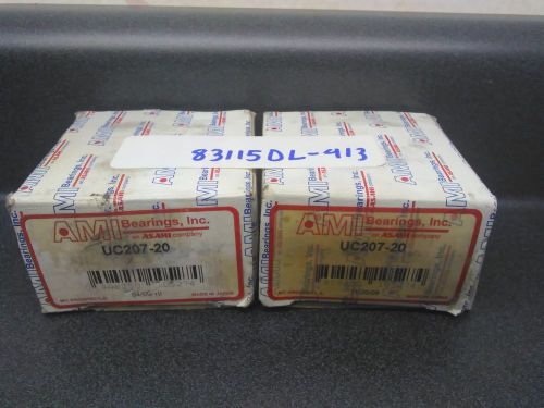 AMI UC207-20 BEARING  Lot of 2