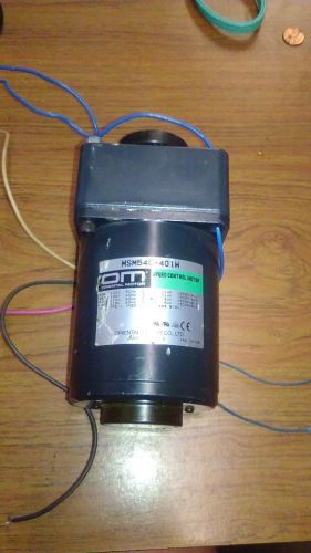 ORIENTAL MOTOR MSM540-401W SPEED CONTROL MOTOR W/ 5GN7.5K GEAR HEAD