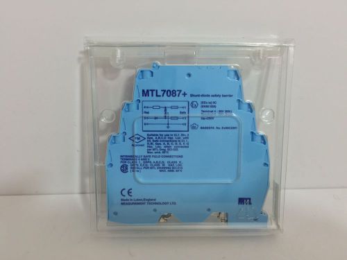 NEW! MEASUREMENT TECHNOLOGY SHUNT DIODE SAFETY BARRIER MTL7087+