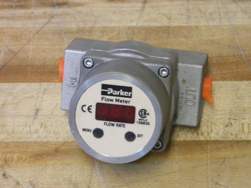 Parker PF04SNP000 Vortex Shedding Flowmeter 4 Gal/Min. 1/4&#034; NPT 300 Max. PSI