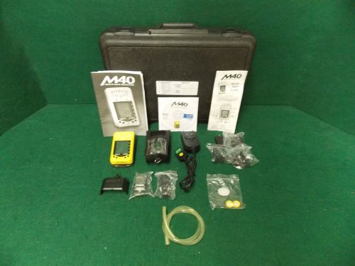 Industrial Scientific M40 Multi-Gas Monitor w/ Case and Accessories #C#