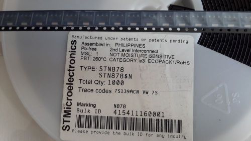 5x STN878  Medium current, high performance, low V  NPN Tr  SOT-223  30V  5A 2=3