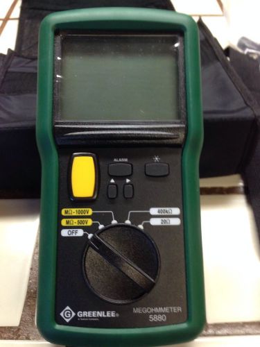 Greenlee 5880 Megohmmeter Ohm Meter