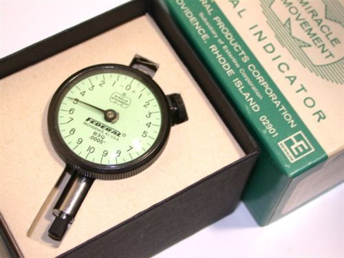 New federal dial .0005&#034; indicator w/ adjustable back model b3q for sale