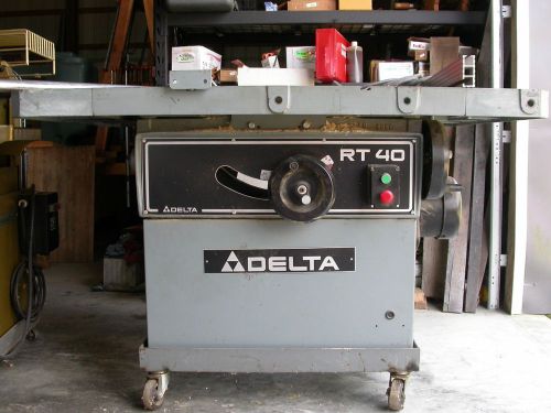 DELTA RT-40 14&#034;-16&#034; TILTING ARBOR TABLE SAW